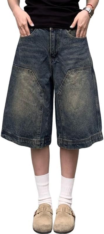 Retro Blue Y2K Jorts